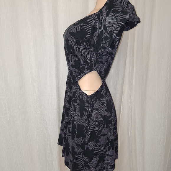 Universal Thread Black and Gray Long Sleeve Dress Women Size M - Picture 6 of 14